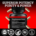 Black Forest Turkesterone Tongkat Ali Supplement 1000mg per Serving (Max Purity 95%) Turkesterone Supplement for Men (Tongkat Ali for Men Longjack 200:1) Similar to Tongkat Ali Fadogia Agrestis