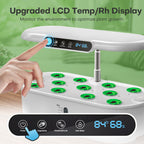 Ahopegarden Hydroponics Growing System: 12 Pods with Smart Env.Detection