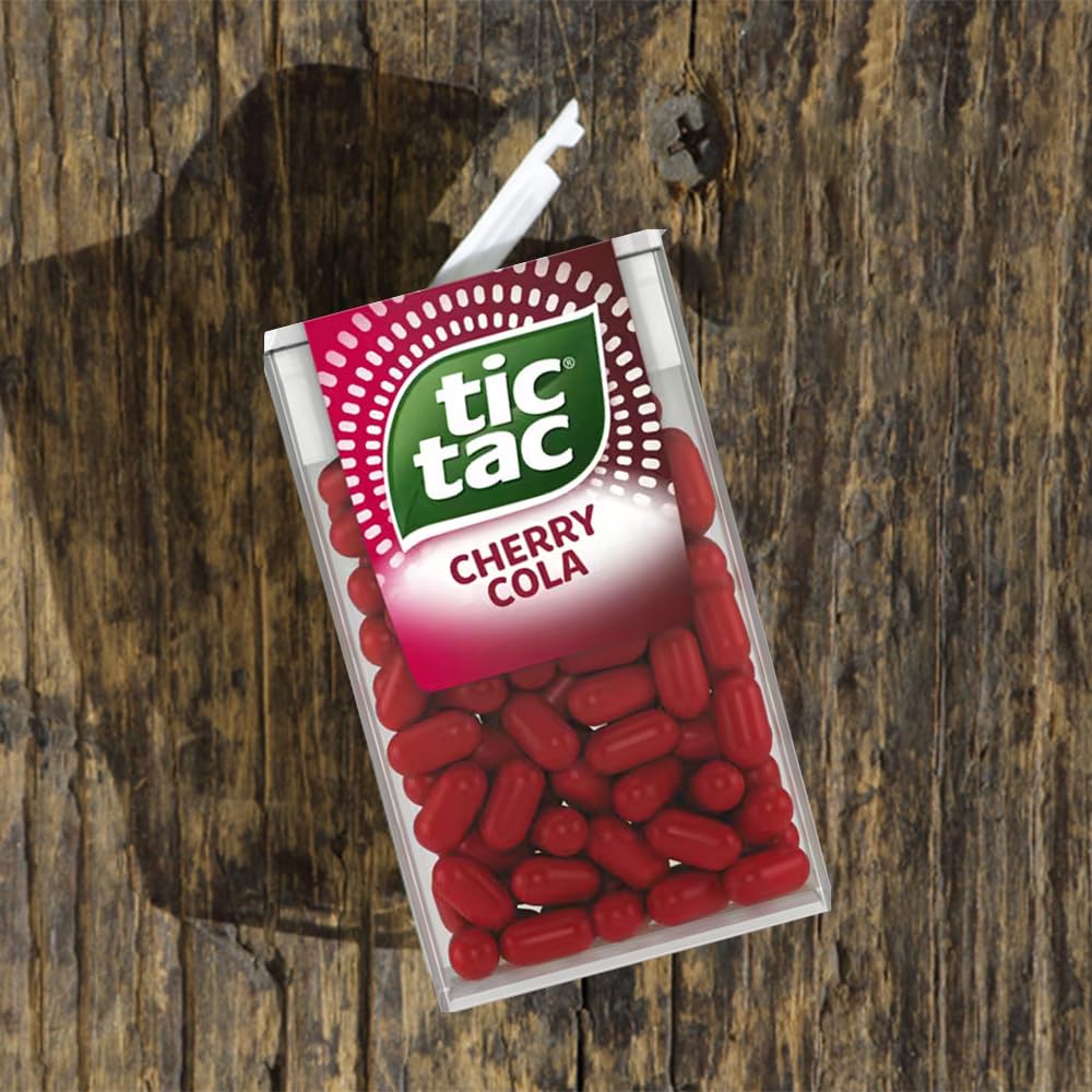Tic Tac 8 Mint Sweets For Refreshment 8 Flavors (Fruit Adventure, Lime & Orange, Cherry Cola, Berry Bliss, Fresh Mint, Strawberry, Orange, Citrus) Sold By VR Angel