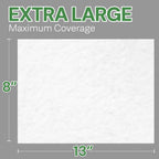 Adult Wipes Extra Large Scented - Skin-Friendly Incontinence Wet Wipes for Adults & Elderly Disposable Washcloths - 8x13" 4 Packs of 60 (240 Wipes)