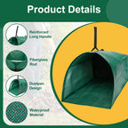 NIGOOLATA 72 Gallon Leaf Collector, Yard Waste Bags, Lawn Leaf Bags, 1 Pack