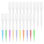 moveland 25PCS 3ML Plastic Dropper Pipettes for Essential Oils, Home Use