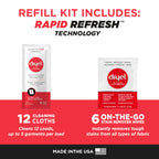 dryel At-Home Dry Cleaner Refill, New and Improved, Gentle Laundry Care for Special Fabrics and Dry-Clean-Only Clothes, 12 Loads with On-the-Go Stain Remover