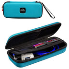 PROHAPI Hard Stethoscope Case, Large Stethoscope Carrying Case with ID Slot, Compatible with 3M Littmann/ADC/Omron/MDF Stethoscope Includes Mesh Pocket for Nurse Accessories (Turquoise)