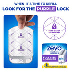 Zevo Flying Insect Trap Official Refill Cartridges - Fits Zevo Trap and MAX Indoor Fly Trap, Trap+Lock Technology Fly Trap Refill for Gnats, House Flies & Fruit Flies (6 Official Refill Cartridges)