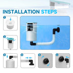 Valdorena Surface Float Skimmer Upgrade 2025 and 2026 Year (Turquoise)