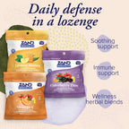 ZAND Immunity Variety 3 Pack - Lemon Honey, Elderberry Zinc and Orange C Throat Lozenges - Good-for-You Dry Mouth Lozenges - Immune Support Supplement - Natural Flavor, Vegan, Gluten Free, 50ct ea