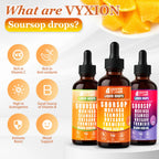 Soursop Bitters Liquid Drops 10 in 1 with Sea Moss, Moringa, Turmeric, Black Seed Oil, Oregano, Ashwagandha | Herbal Extracts for Overall Health-Enhancing | Vegan, Non-GMO | 2 Fl Oz (Orange Flavor)