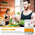 Simply Natures Pure - Cardio Heart Health Nitric Oxide Booster Support Supplement Powder with L-Arginine 5000 mg, L-Citrulline 1000 mg and Hawthorne Berry, 16.82 Ounces - Tart Cherry Flavor