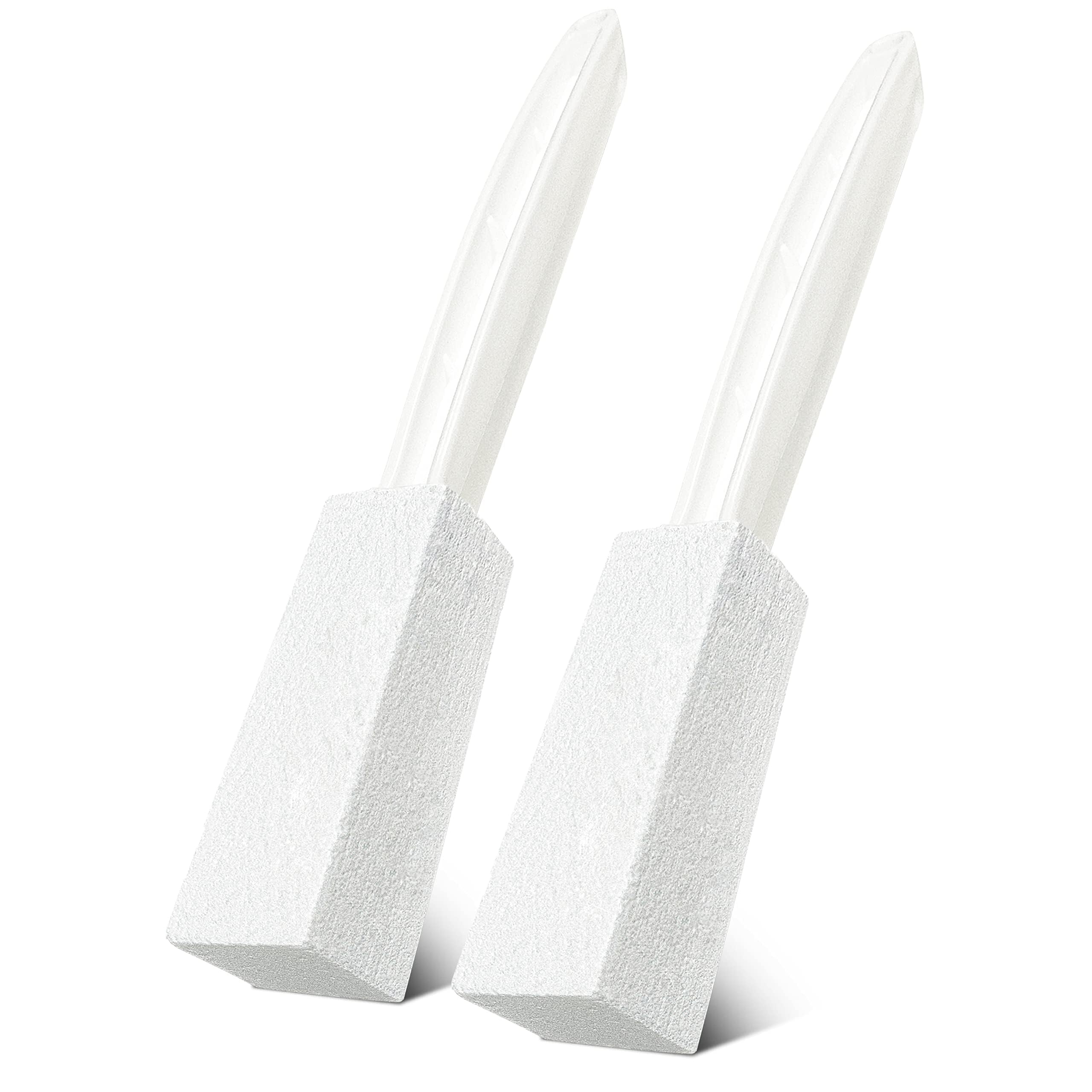Kadden 2 Pack Toilet Cleaner Hard Water Build up Remover with Ergonomic Handle, Pumice Stone Cleanning Tool Stain Hard Water Ring Cleaner for Toilet, Pool, Bathroom, Sink
