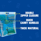 Ziploc Big Bags, 20 Gallon XXXL Reusable Storage Bags, 6 Count