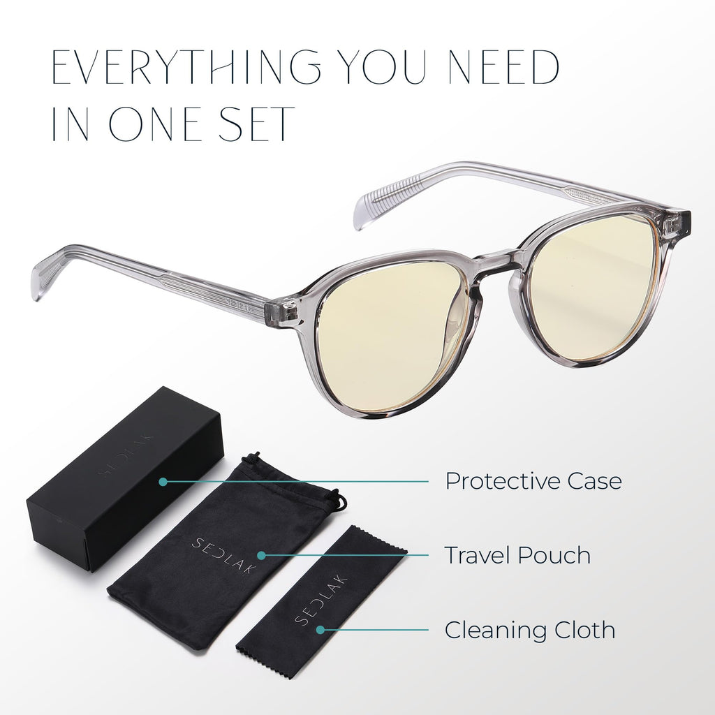 SEDLAK Blue Light Glasses, Lucid Light - Blue Light Blocking Glasses for Computer Use or Gaming Equipment - PC Gaming Accessories for Women and Men