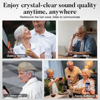 RlsitKee Hearing Aids, Hearing Aids for Seniors, Rechargeable, Hearing Amplifiers with HD digital Displays and Charging Case, Hearing Aid with Volume Adjustable and Noise Reduction for Hearing Loss