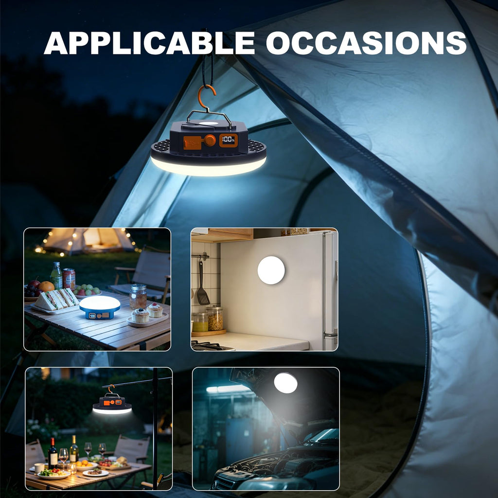 4000LM Flashlight Portable LED Camping Light Tent Lights
