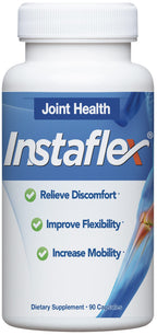 Instaflex Joint Support Supplement for Men and Women - Glucosamine, MSM, White Willow, Turmeric, Ginger, Cayenne, Hyaluronic Acid - 90 Capsules