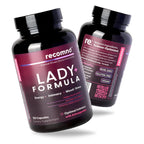 recomnd Nutrition - Lady+ Formula, Multivitamin for Women Fortified with Ashwagandha, Lions Mane, and More, Energy and Hormone Balance for Women, 120 Capsules