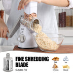 Geedel Rotary Cheese Grater Hand Crank, Cheese Shredder Vegetable Slicer