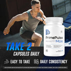 (3 Pack) Prime Pulse Male Pills - PrimePulse Capsules Advanced Formula Support Maximum Strength, PrimePulse All Natural Daily Vitamins for Health and Wellness Reviews, 180 Capsules for 3 Months