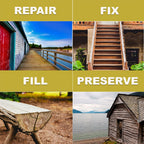 PC-Products Wood Repair Epoxy Paste and Wood Hardener Kit, PC-Woody 24 oz and PC-Petrifier 32 oz