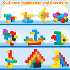 KAEILORU Magnetic Blocks 32PCS Magnetic Building Block for Toddler Age 3-5