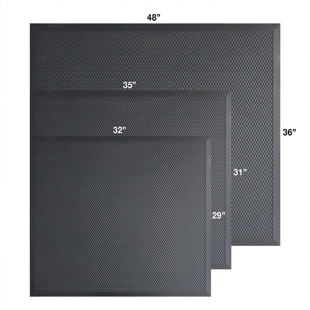 Rubber-Cal Playground Slide Landing Mat - 29" x 32"