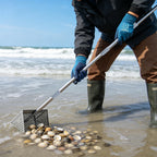 Sand Rake for Beach,, 65 Inches Long Handle Sand Sifter for the Beach
