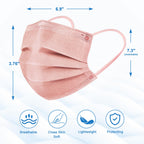 ZIYE 100 Pcs Non-medical Disposable Face Masks