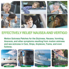 KUNHAOH Motion Sickness Patches Non Drowsy, 100% Natural Sea Sickness Patch(Efficient– Lasts 72 Hours)-for Car Airplane Ship Altitude Sickness(Travel Essentials 2026)-for Adults and Kids(48 Count)