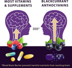 Vision Smart Supreme - Superior Eye Supplement, Premium Nutraceutical Ingredients with 210mg of Pure Anthocyanins of D3R and C3R, Protect and Enhance Eye Health Completely (3 Bottles)