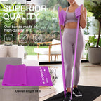 Lianjindun 5 Pcs Professional Resistance Bands. Latex-Free, Elastic Band, Work Out Bands, Stretch Bands for Working Out Women or Men, Exercise Bands Set for Physical Therapy, Yoga, Pilates