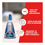Loctite Super Glue Gel Control, Clear, 0.14 fl oz Bottle, Pack of 3
