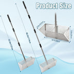 Sand Flea Rake, Stainless Steel Sand Sifter, Shark Tooth Sifter with A 16-Inch Wide Drain Screen for Finding Fleas,Shells and Shark Teeth