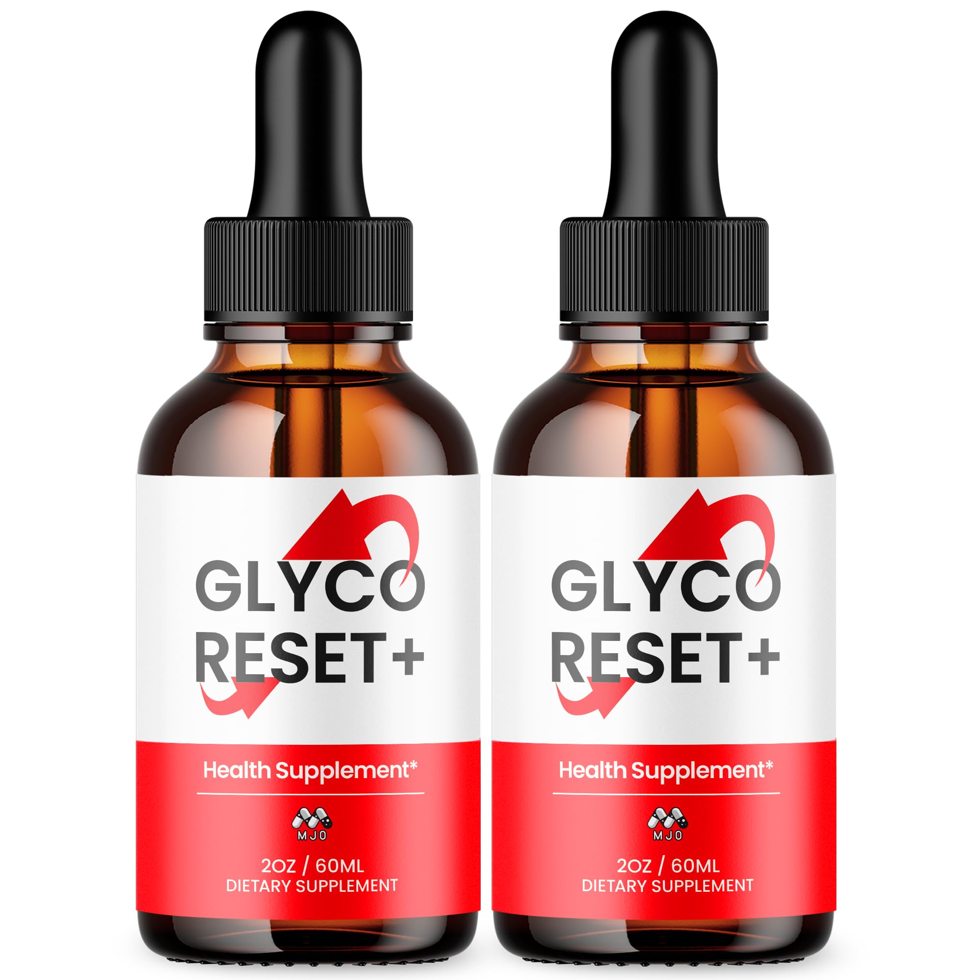 (2 Pack) Glyco Reset Drops,Official GlycoReset Drops with All Natural Ingredients, Advanced Overall Health & Wellness Vitamin Formula Max Strength Active Lifestyle Multivitamins Support (60 Servings)