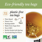 Wild Bliss Organic Wild Raw Dandelion Root Tea - Pharmacopoeia Quality Caffeine Free Herbal Detox Support - 75 Plant Based Tea Bags