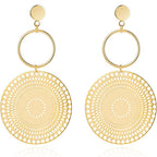 Alofisher Simple Gold Dangle Earrings Boho Drop Earrings for Women