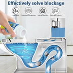 4Pcs Wild Tornado Pipe Dredge, Powerful Sink and Drain Cleaner Powder, Quick Foaming Drain Cleaner for Kitchen, Bathroom & Toilet Pipes