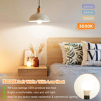 Maylaywood A19 LED Light Bulbs, 60 Watt Equivalent, Soft White 3000K, 850LM, E26 Base, Non-Dimmable, 9W Bright White LED Bulb, 4-Pack