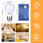 MorningLight 6 Pack A15 LED Light Bulbs 60 Watt, E26 Dimmable LED Light Bulb 3000K Soft White, 6.5W A15 Ceiling Fan Light Bulb for Pendant, Lighting Fixtures, 600 Lumens Bulb
