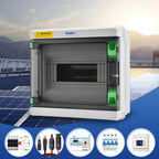 Mollom 5 Way HA Series Power Distribution Box with Bus Bars and Din Rail for Miniature Circuit Breaker MCB,Waterproof IP66,Solar Power Distribution Panel for Indoor and Outdoor Use