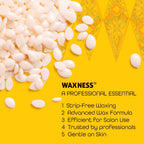 Waxness Russian Pearl Hard Wax Beads 2.2 lb (1 kg) – Rosin-Free Stripless Hard Wax with Creamy Texture and Skin Visibility, Professional Use – Made in Italy