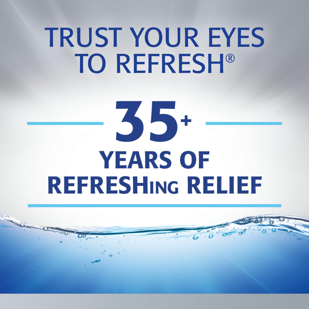 REFRESH OPTIVE ADVANCED PF Lubricant Eye Drops Preservative-Free Artificial Tears, 0.01 fl oz (0.4 mL), 30 Single-Use Containers