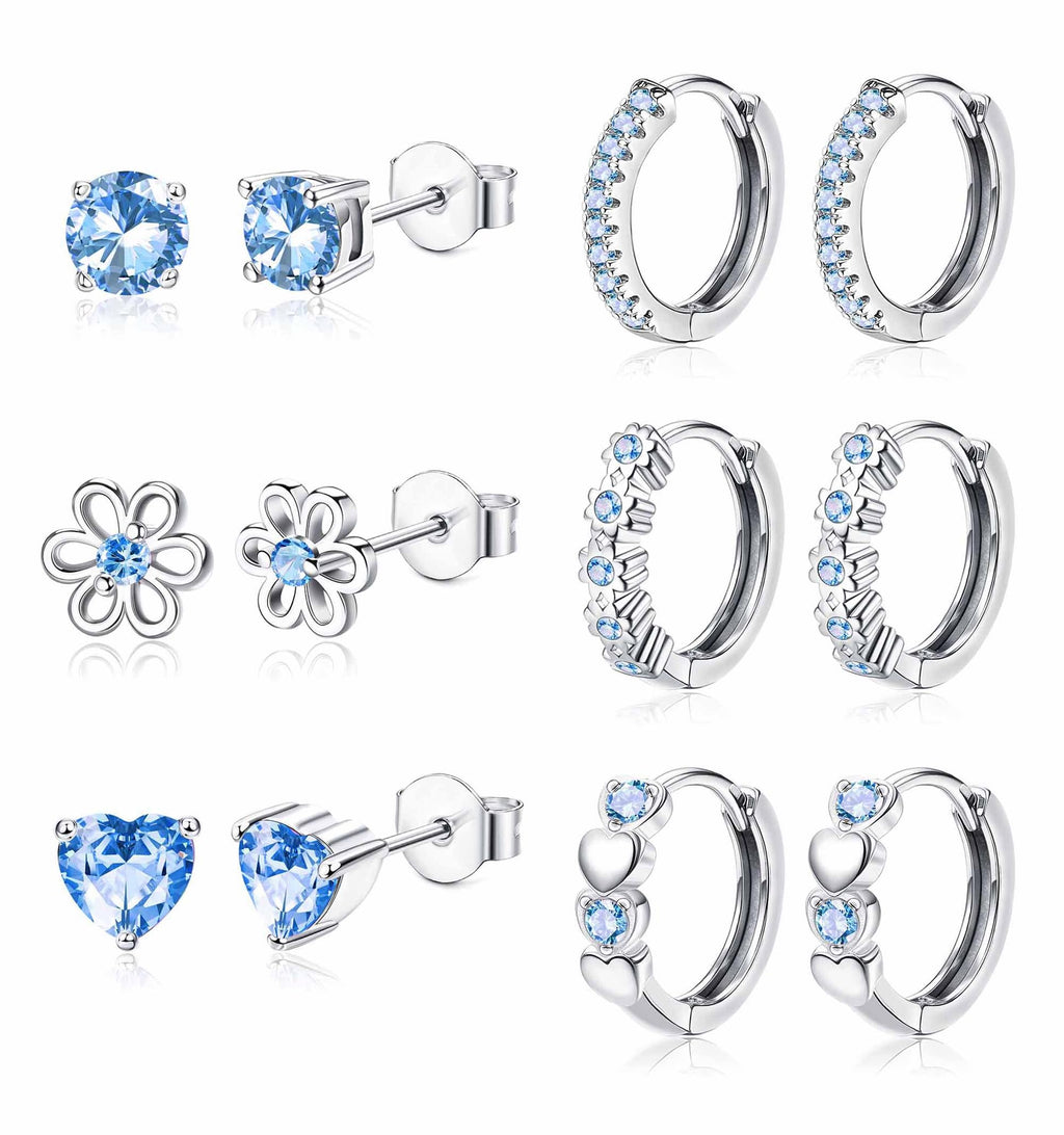 YADOCA 𝟵𝟮𝟱 𝗦𝘁𝗲𝗿𝗹𝗶𝗻𝗴 𝗦𝗶𝗹𝘃𝗲𝗿 Earrings for Girls Women