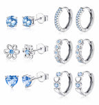 YADOCA 𝟵𝟮𝟱 𝗦𝘁𝗲𝗿𝗹𝗶𝗻𝗴 𝗦𝗶𝗹𝘃𝗲𝗿 Earrings for Girls Women