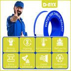 D-NYX 10 Rolls Extra Long Teflon Tape 1/2 Inch(W) X 520 Inches(L) - Plumbers PTFE Tape – Thread Seal - Perfect for Shower Heads and Pipe - Home Plumbing Pipe Sealing - Sealant Tape