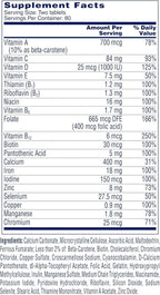 ONE A DAY Women’s Petites Multivitamin,Supplement with Vitamin A, C, D, E and Zinc for Immune Health Support, B Vitamins, Biotin, Folate (as folic Acid) & More,Tablet, 160 Count (Pack of 2)
