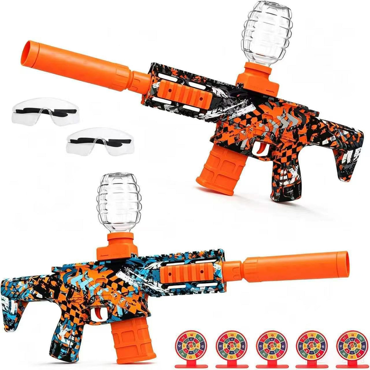 2 Pack Gel Ball Blaster Camouflage Design Splatter Toys