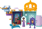 Mattel Disney Frozen Toys, Storytime Stackers Jasmine's Palace, Stackable Doll House with Small Doll, 2 Friends & 8 Pieces, Inspired by Disney's Aladdin Movie