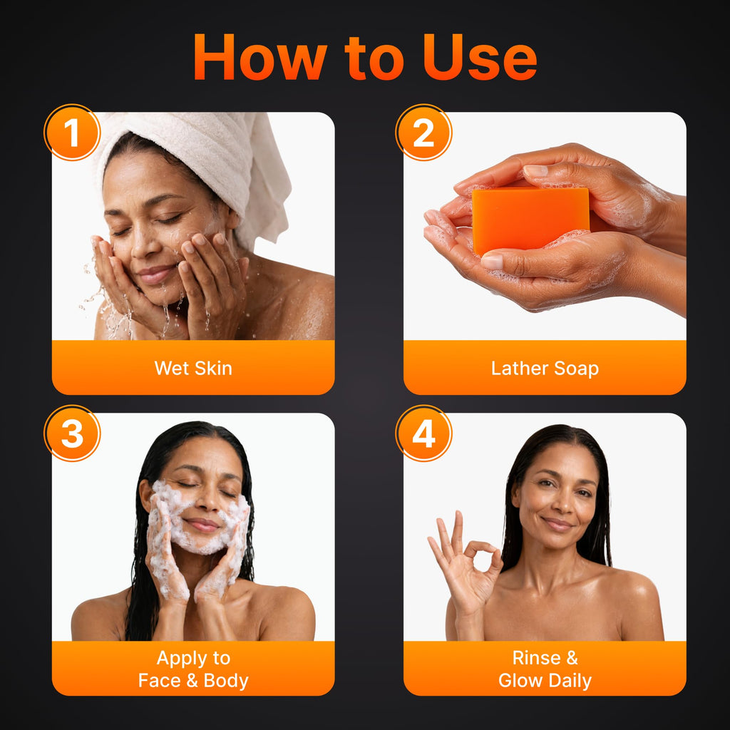 BIOXI Persimmon & Tea Tree Oil Deodorizer Soap Bar Odor Control & Gentle Exfoliation Body Wash for Mature or Aging Skin Korean Cold-Pressed Formula with Chamomile, Aloe Vera & Coconut Oil - 2 Pack