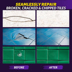 Coconix Tile & Stone Repair Kit | Fix Cracks, Chips, and Scratches on Bathtubs, Tile and Stone Floors, Walls, and Counters | Easy Application with Kneadable Putty