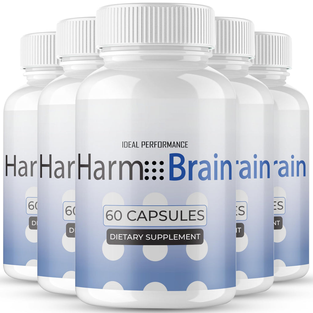 IDEAL PERFORMANCE Harmobrain Capsules, Harmo Brain Pills Reviews (5 Pack)